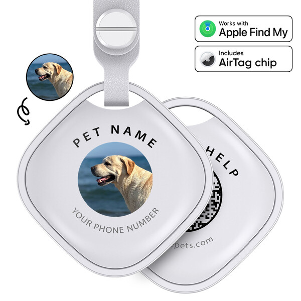 AirPaw™ Custom Photo Dog Tracker with Apple Find My