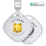 AirPaw Cat Dog Tracker QR Code — Include AirTag Chip (Apple Find My)