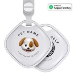 AirPaw Doggo Dog Tracker QR Code — Include AirTag Chip (Apple Find My)